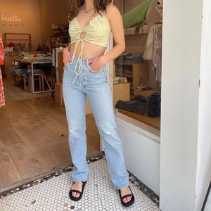 AGOLDE 90'S PINCH WAIST HIGH RISE STRAIGHT